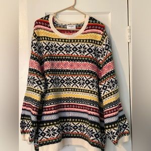 Old Navy Fair Isle Sweater 3x
